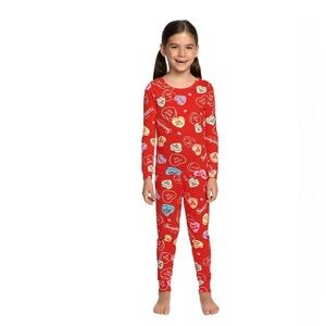 NWT Character Kids 2-Piece Valentines Day Pajama in Size 2T